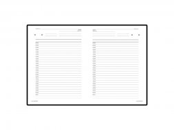 Ежедневник А6 недатированный Бумвинил, зеленый