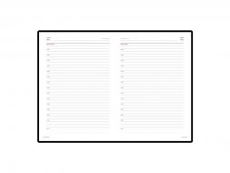 Ежедневник А5 недатированный Leader, синий