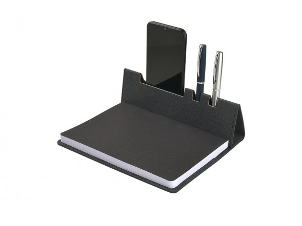 Ежедневник недатированный А5  La Manche, серый графитовый 