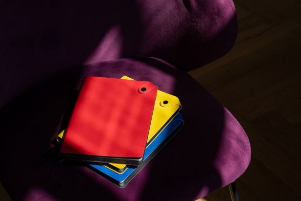 Ежедневник Angle, недатированный, красный 