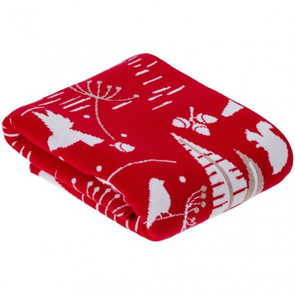 Плед «Русские сказки», красный 