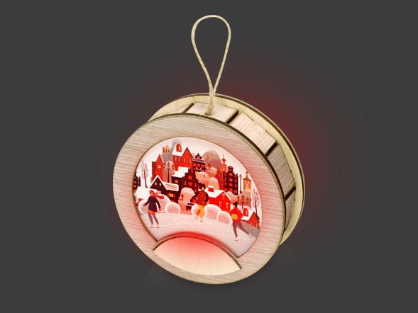 Подвеска с подсветкой, круг 