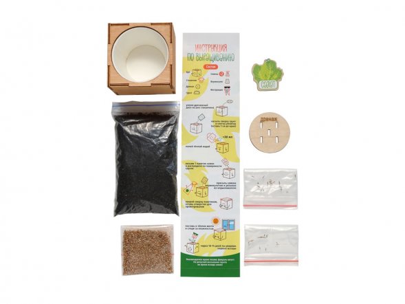 Набор для выращивания Экокуб Magicme Салат 