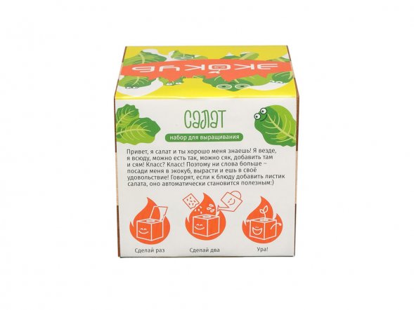 Набор для выращивания Экокуб Magicme Салат 