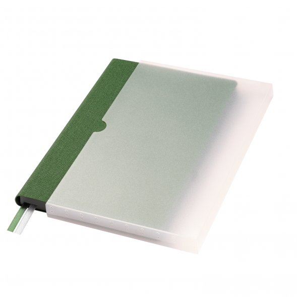 Ежедневник Tweed недатированный, зеленый 