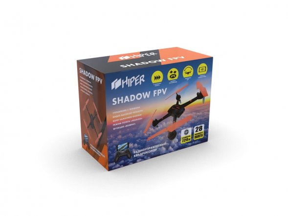 Радиоуправляемый квадрокоптер HIPER SHADOW FPV 