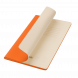 Блокнот Alpha slim, оранжевый 