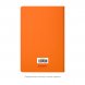 Блокнот Alpha slim, оранжевый 