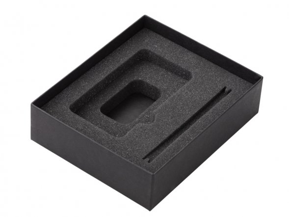 Подарочный набор c пластиковой ручкой, повербанком С2, 10000 mAh, оранжевый 