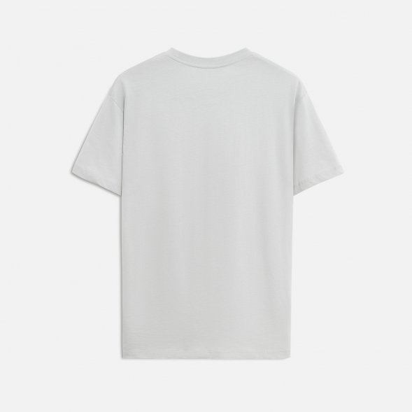 Футболка унисекс KRIS, 100% хлопок, 150 гр., светло-серая, размер M 