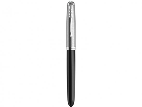 Перьевая ручка Parker 51 CORE BLACK CT, перо: F, цвет чернил: black, в подарочной упаковке. 