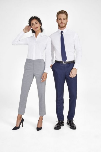 Рубашка мужская с длинным рукавом Brighton, белая 