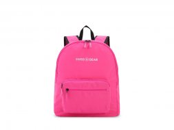 Рюкзак SWISSGEAR складной, полиэстер, 33,5х15,5x40 см, 21 л, розовый