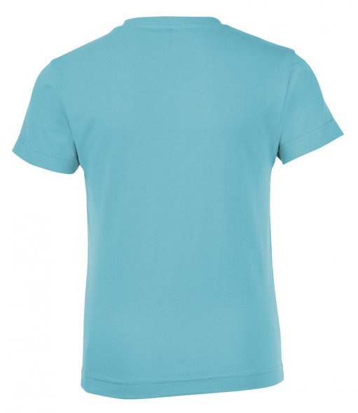 Футболка детская Regent Fit Kids, бирюзовая 