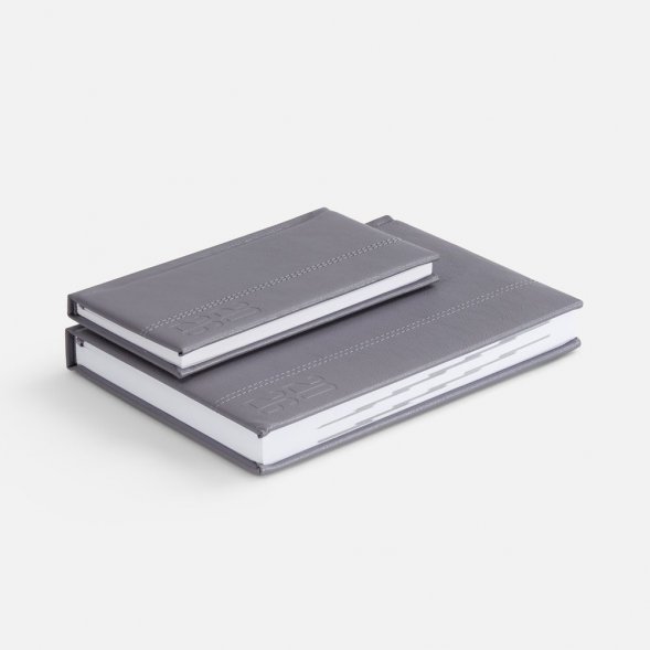 Еженедельник Baza, датированный, серый 