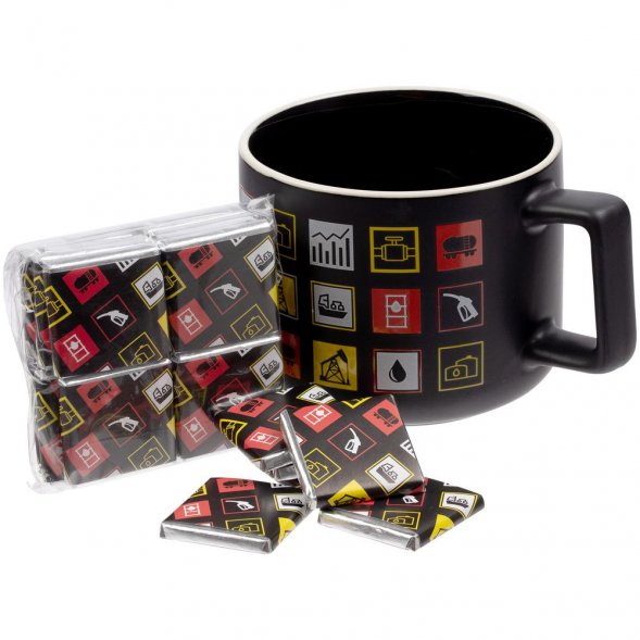 Набор с горьким шоколадом Industry, нефть и газ 