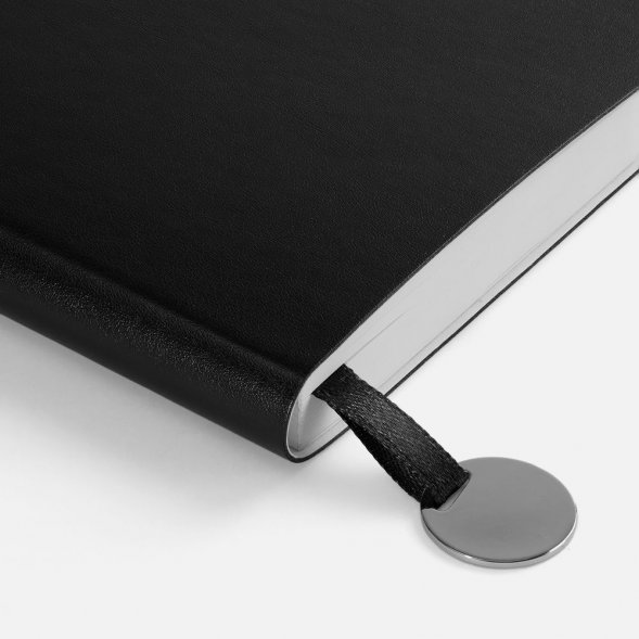 Ежедневник Waltz, недатированный, черный 