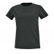 Футболка женская Imperial Fit Women, черный меланж 