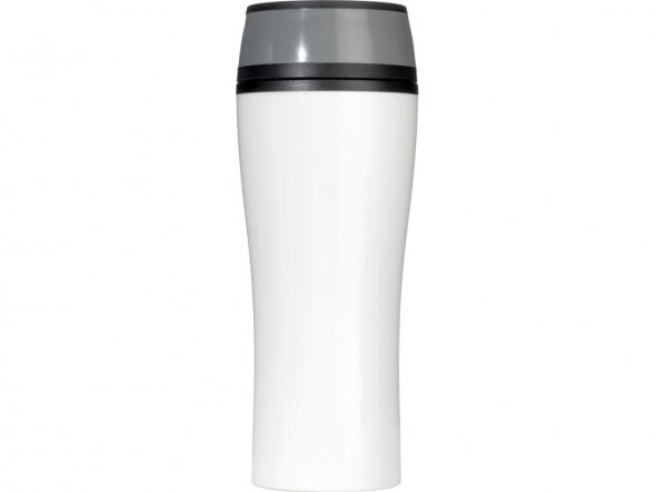 Термокружка с крышкой 360 градусов Track, 400 мл, белый 