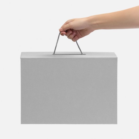Коробка складная New Case Fold, серая 