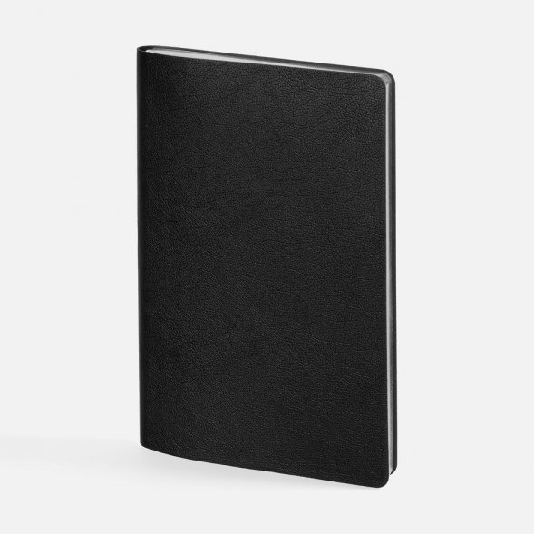 Ежедневник Petrus, недатированный, черный с серебром 