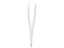Ланьярд с клипом, белый