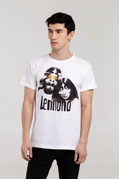 Футболка «Меламед. John Lennon, Yoko Ono», белая 