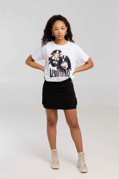 Футболка «Меламед. John Lennon, Yoko Ono», белая 