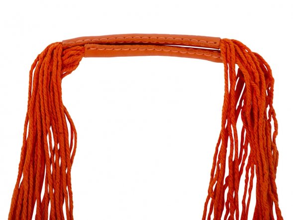 Авоська Dream L наплечная 25 литров с кожаными ручками, оранжевый (5) 