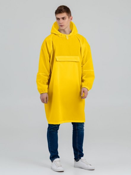 Дождевик-анорак Alatau, желтый, единый размер 