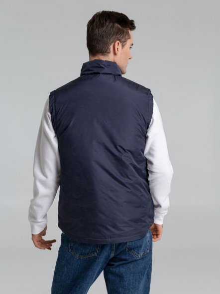 Жилет светоотражающий Lattvind, темно-синий 