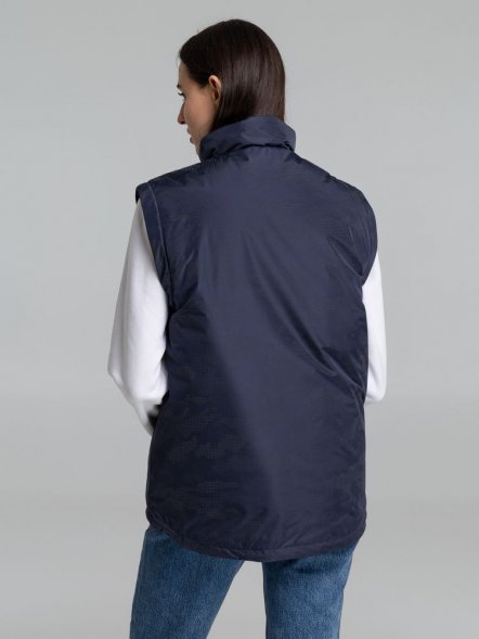 Жилет светоотражающий Lattvind, темно-синий 