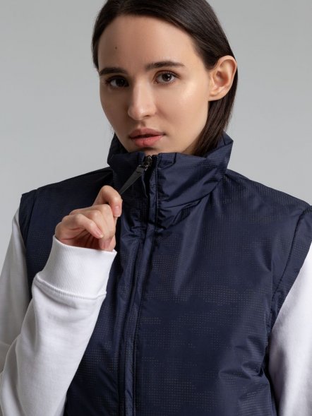 Жилет светоотражающий Lattvind, темно-синий 