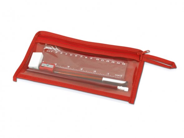 Набор канцелярский Хелла, красный 