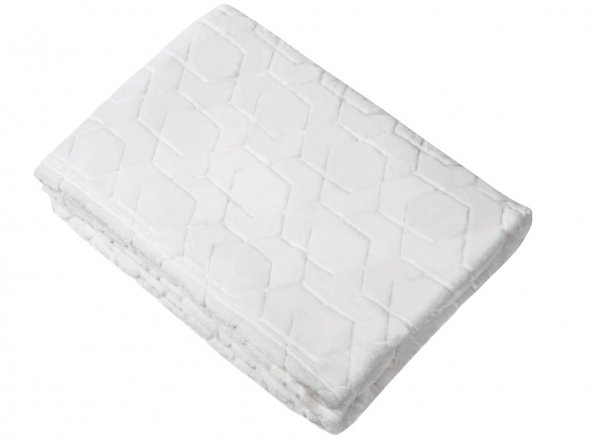 Светящийся в темноте плед Lattice белый 