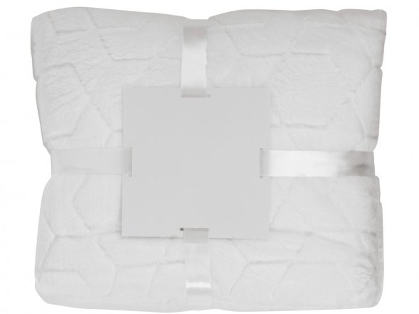 Светящийся в темноте плед Lattice белый 