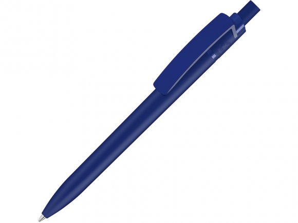 Ручка шариковая пластиковая из RPET RECYCLED PET PEN STEP F, синий 