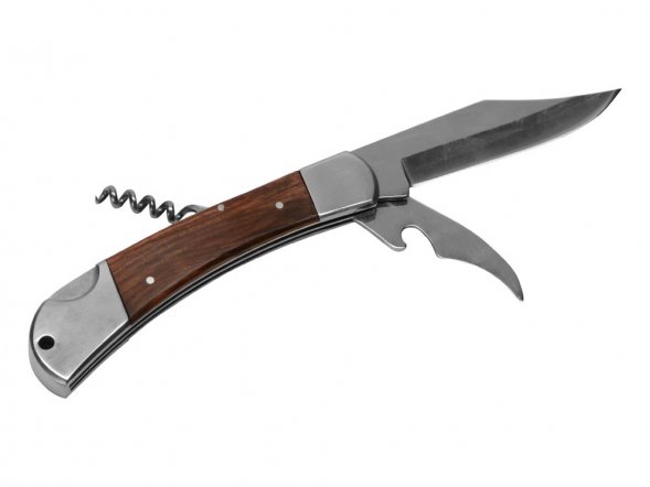 Набор Подарочный с многофункциональным ножом, темно-коричневый/бордовый 