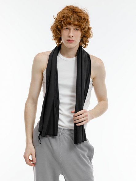 Полотенце спортивное Snaab, черное 