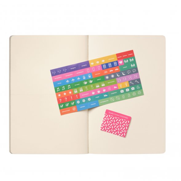 Блокнот Alpha slim, серый 