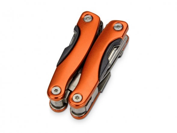 Подарочный набор Путешественник с флягой и мультитулом, оранжевый 