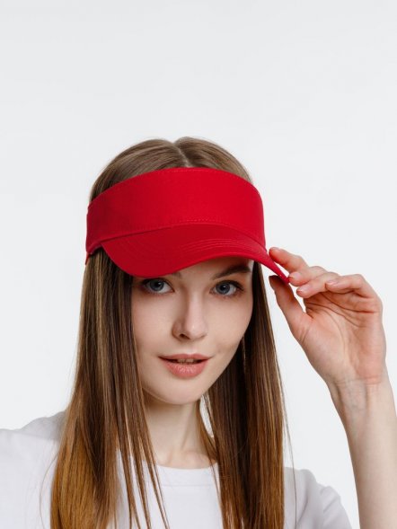 Козырек Viseros, красный 