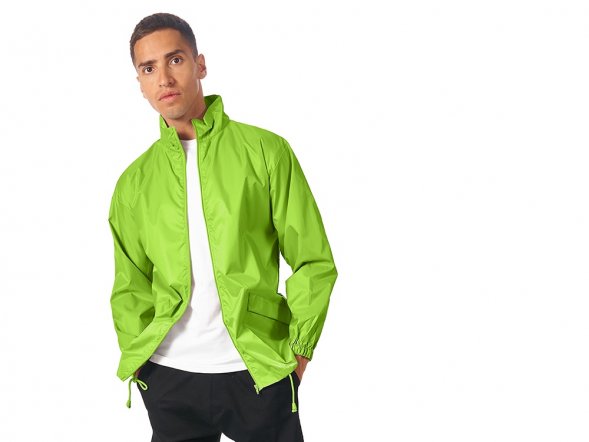 Ветровка Miami мужская с чехлом, зеленое яблоко 