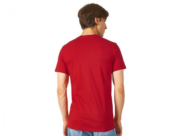 Футболка Heavy Super Club мужская с V-образным вырезом, красный 