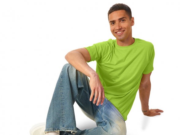 Футболка Super club мужская, зеленое яблоко 