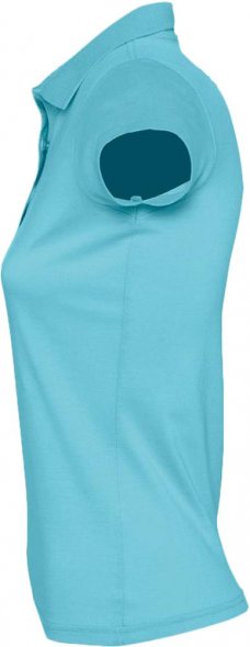 Рубашка поло женская Prescott Women 170, бирюзовая 