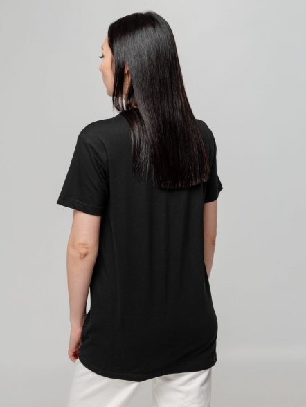 Футболка унисекс T-bolka 140, черная 