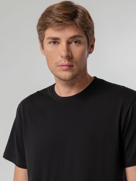 Футболка унисекс T-bolka 140, черная 