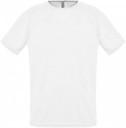Футболка унисекс Sporty 140, белая
