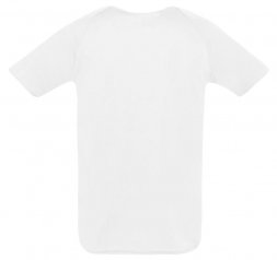 Футболка унисекс Sporty 140, белая